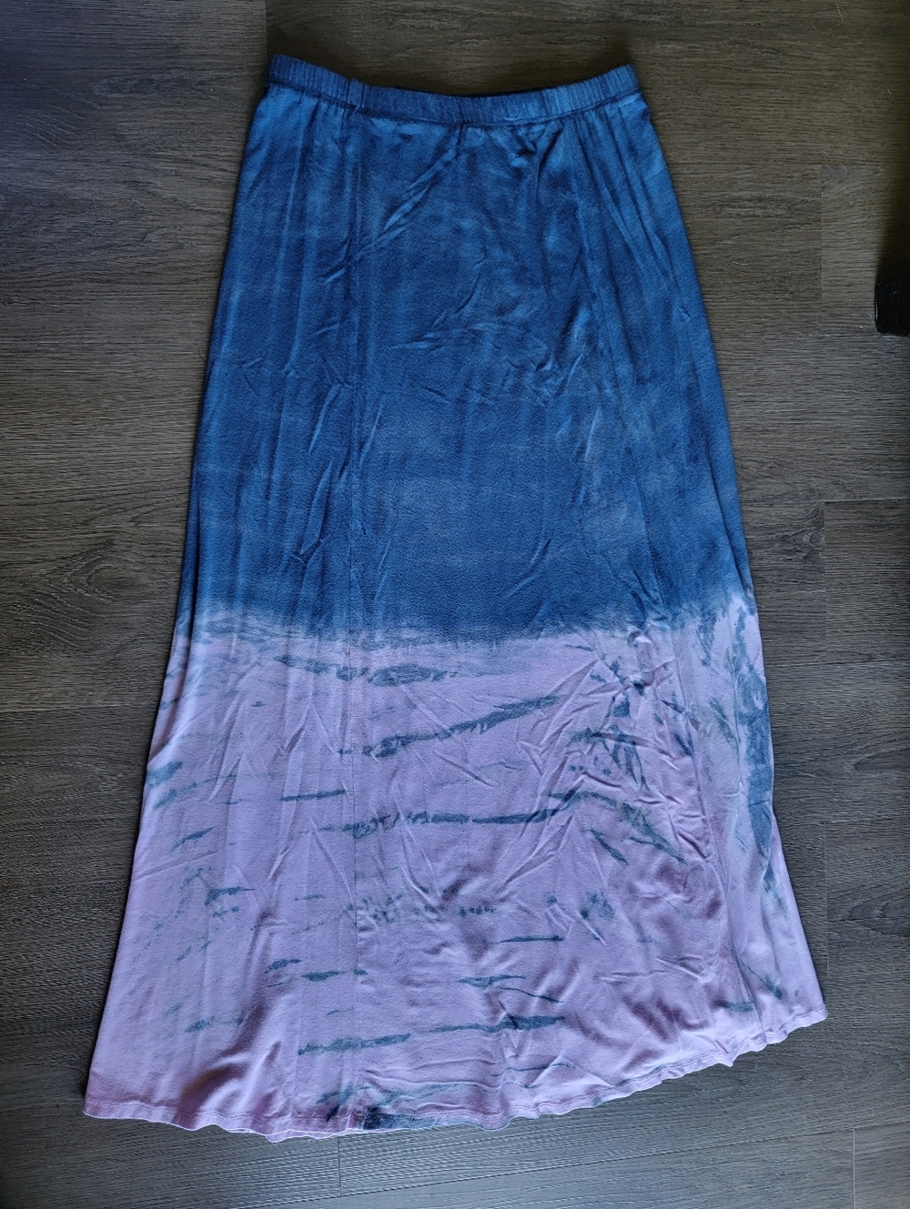 VTG Tryst Navy/Orchid Tie Dye Skirt Size Small
